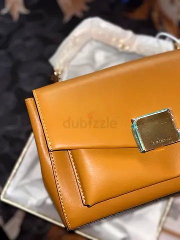 Michael Kors Brown Leather Small Lita Shoulder Bag