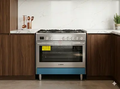 BOSCH SERIES 8 GASS/ELECTRIC 5 burner top gass oven electric dual fan cooking range 90x60 stove BYv