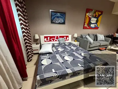Free parking | Built-in wardrobes | Largest studio with hotel-style furnishings | Separate kitchen | Bathroom | Swimming pool | Garden | Prime locatio