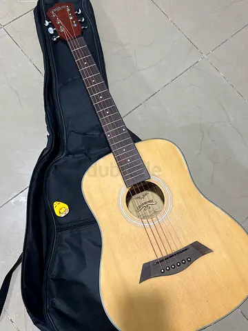 6-String Acoustic Guitar with Gig Bag - Natural Finish