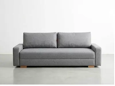 Grey 3-seater Sofa bed— modern, good condition
