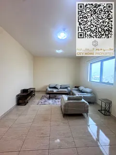 Spacious 1 Bedroom Apartment for Rent in Al Jurf 3 Ajman Near Dubai Exit Central AC Large Living Roo