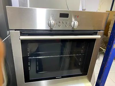 Siemens built-in electric oven (stainless steel) - working