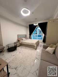 Studio with a fully separate kitchen, Fully furnished new, very elegant furniture, including all bil