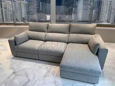 Ikea eskilstuna L shape sofa under storage