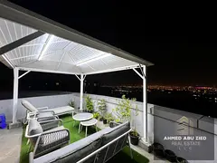 For annual rent: Two-bedroom apartment, master bedroom, three bathrooms, balcony with 3700 sq ft roo