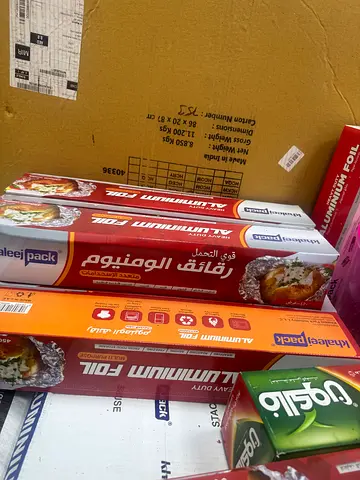 Several Unopened Aluminum Foil Rolls – New Boxes