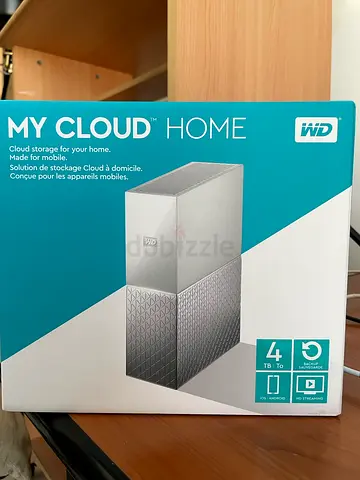 WD My Cloud Home 4 TB, Personal Cloud Storage, External Hard Drive, Grey