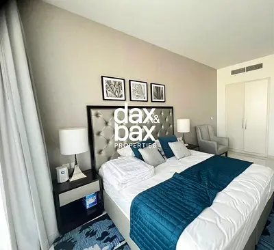 Furnished Studio | Balcony | Community & Pool Views