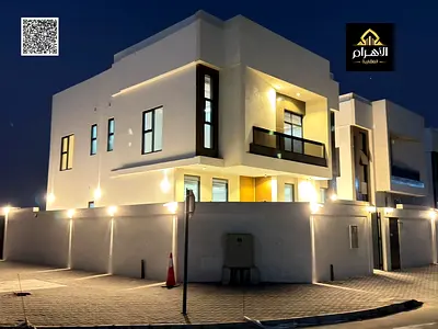 Villa for sale in Ajman, Al Zahia, 5 bedrooms. Price includes registration fees. Very good finishing. Freehold ownership for all nationalities. Bank f