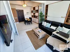 Furnished 1BR Apartment | Starz by Danube | Balcony with City View