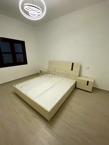 King Size Bed Frame Set with Side Tables