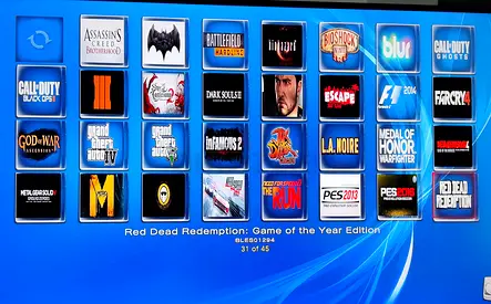 Sony PlayStation 3 console with 45+ digital games (Red Dead Redemption, GTA IV, PES, etc)