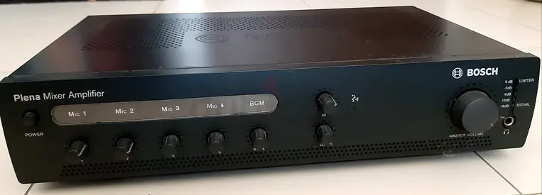 Bosch Plena Mixer Amplifier PLE-1ME060-EU – Used, Working