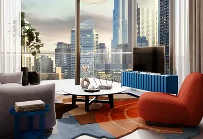 فخامة | إطلالة على برج خليفة | تصميمات داخلية مميز