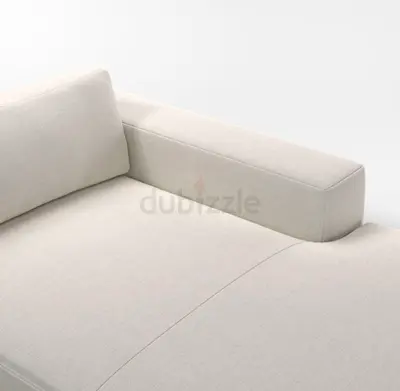 Excellent condition cratebarrel ushape sofa double chaise lounge