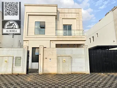 🏡 Brand new villa for rent in Al Zahiyah, Ajman | 5 master bedrooms + majlis + living room + maid's room | AED 110,000 (direct)