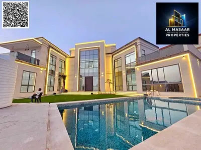 Your chance to own the largest villa in the Al Yasmin area, freehold ownership for all nationalities, with a swimming pool and a total area of ​​10,30