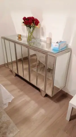 Mirrored Console Sideboard - Excellent Condition
