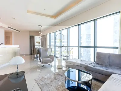 شقة فندقية مفروشة بغرفتي نوم | برج A، الخليج التجاري | مناظر متعددة