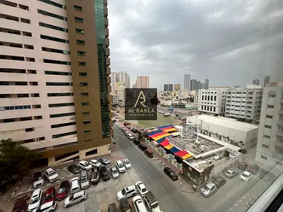غرفة وصالة للإيجار في الراشدية 3 – شارع خليفة – بلكونة – إطلالة مفتوحة – 2 حمام