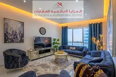 Premium Furnished Apartment | 2BR + Maid | Beach Tower 1, Sharjah