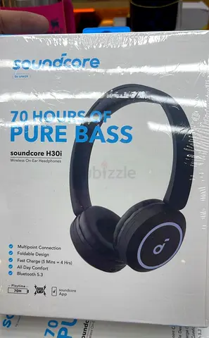 Sealed Soundcore H30i Wireless Headphones — 70 Hours Battery