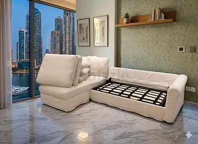 Ikea Gronlid L Shape Sofa bed with mattress