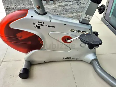 Upright magnetic exercise bike (Proteus) - used, working