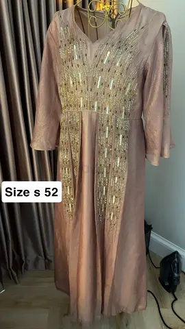 Embellished long formal dress - Size S (52)
