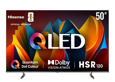 Hisense 50-inch QLED 4K Smart TV - Dolby Vision  HSR 120