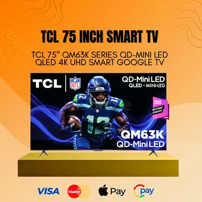 TCL 75 Inch TV | QM63K QD-Mini LED QLED 4K Smart TV | 144Hz | Google TV