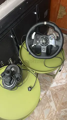 دركسون Logitech G920 + قير + دواسات للبيع
(Xbox / PC)