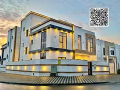 Modern corner villa for sale, super deluxe finishing, excellent location, fees included, freehold ow