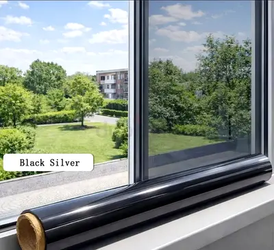 One way privacy window film