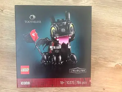 BARGAIN BRAND NEW LEGO 10375 ICONS TOOTHLESS