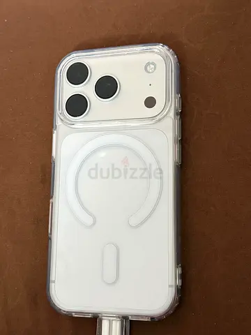 Apple iPhone with MagSafe-compatible clear case