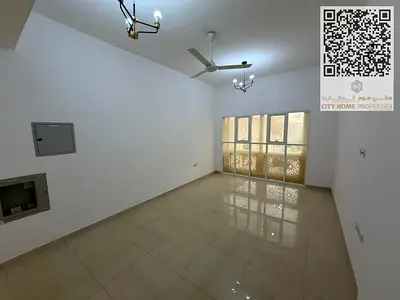 شقة غرفة وصالة للإيجار السنوي في المويهات 3 عجمان بمساحة جيدة وتشطيب جيد تكييف مركزي + صالة منفصلة + موقع مميز قريب من الخدمات والمدارس سعر مميز جدًا