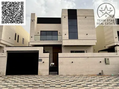 فيلا فاخرة للإيجار في الحليو – عجمان | 5 غرف ماستر | أول ساكن | موقع مميز قرب محمد بن زايد والإمارات العابر | 125 ألف سنوياً