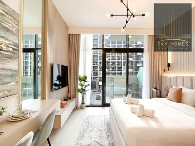 Brand New Fully Furnished Spacious Studio Chiller Free Gym Pool Parking Free Rent Only 55k