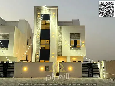 Residential and investment opportunity | Own a luxury villa in Al Helio 2, Ajman | 6 master bedrooms and a roof terrace | 4200 sq ft