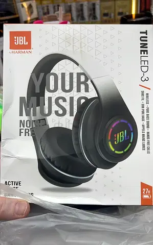 My JBL Tune LED-3 Wireless Over-Ear Headphones (Boxed)