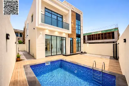 فيلا بسعر شامل رسوم التسجيل والتمليك على الشارع الرئيسي جاهزة للسكن في أرقي مناطق عجمان تملك حر لجميع الجنسيات