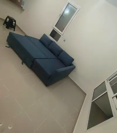 IKEA L Shape Sofa cum bed with big storage and you can fix the storage left or right anyside you wan