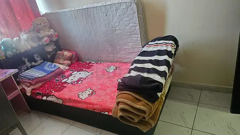 Single bed with Mattress
