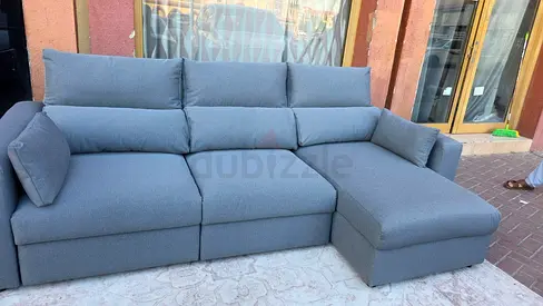Ikea eskilstuna L shape sofa under storage