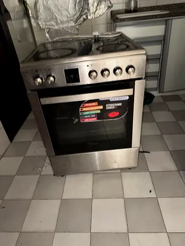 My stainless steel freestanding gas cooker with oven - used