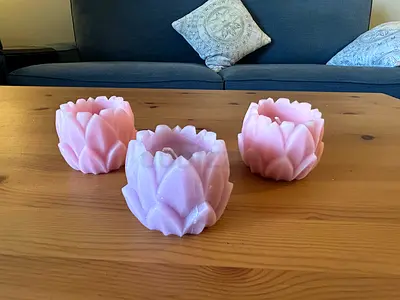Lotus Flower Candle
