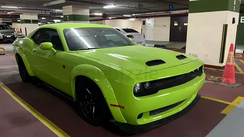 DODGE CHALLENGER HELLCAT 2023 GREEN