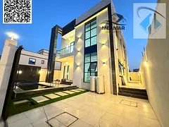 Villa for rent in Al Bahia area – Ajman | With a swimming pool, modern design and spacious areas i